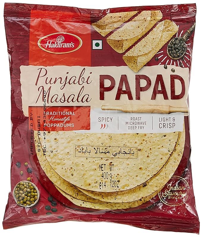 BULK DEAL- Haldirams Punjabi Papad, 200 gm (Pack of 10)