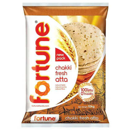 Fortune Chakki Fresh Whole Wheat Atta 10kg