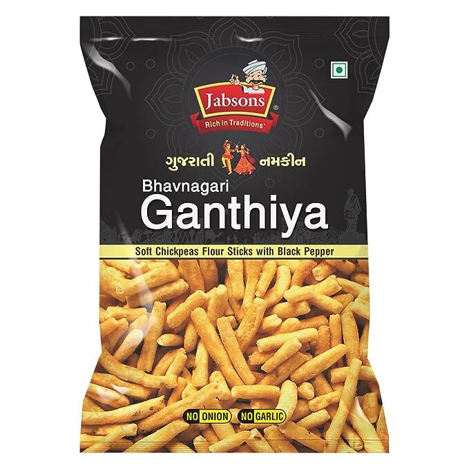 Jabsons Namkeen Bhavnagari Ganthiya, 120 g