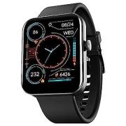 boAt Wave Leap Call Smart Watch with 1.83" HD Display, Advanced Bluetooth Calling, Coins,Multiple Watch Faces, Multi-Sports Modes, IP68, HR & SpO2, Metallic Design, Weather Forecasts(Active Black)
