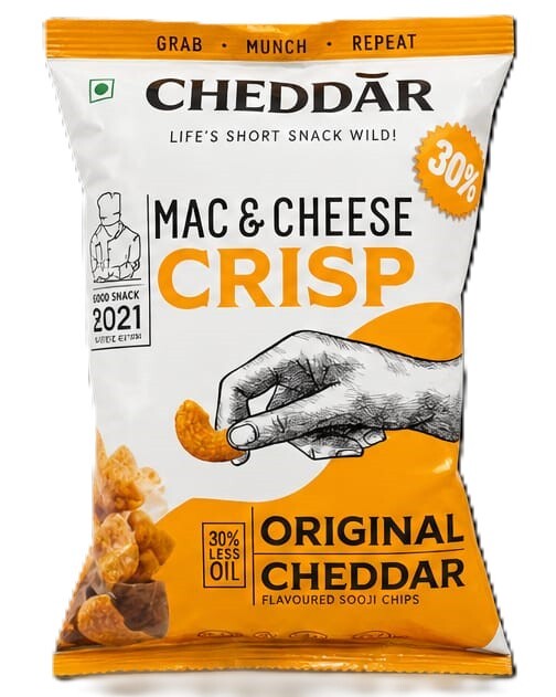 Cheero's Mac & Cheese Crisp Original Cheddar 48gm