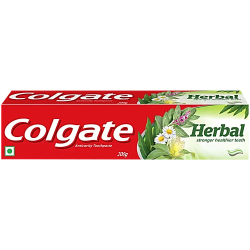 Colgate anticavity toothpaste herbal stronger healthier teeth 200g