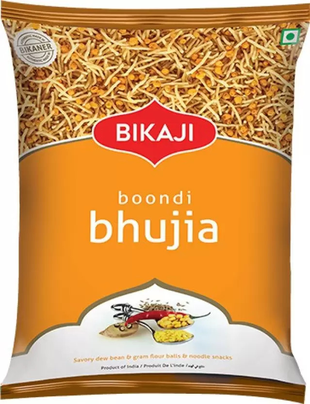 BULK DEAL - Bikaji Boondi Bhujia, 400 gm (Pack of 10 )
