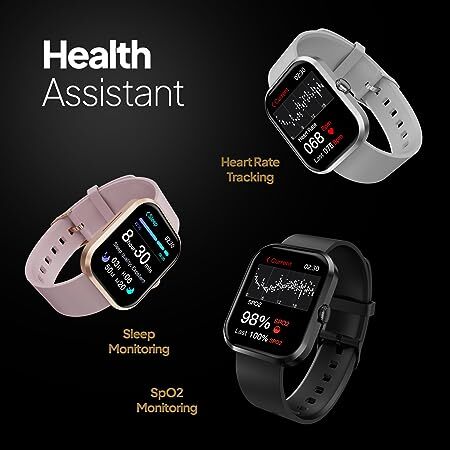 Fire-Boltt Pioneer 1.95" Smart Watch, High Resolution 320 * 385 Bluetooth Calling with 500 + Watch Faces, Always On, Rotating Bezel, AI Voice Assistant, Built in Calculator (Black)