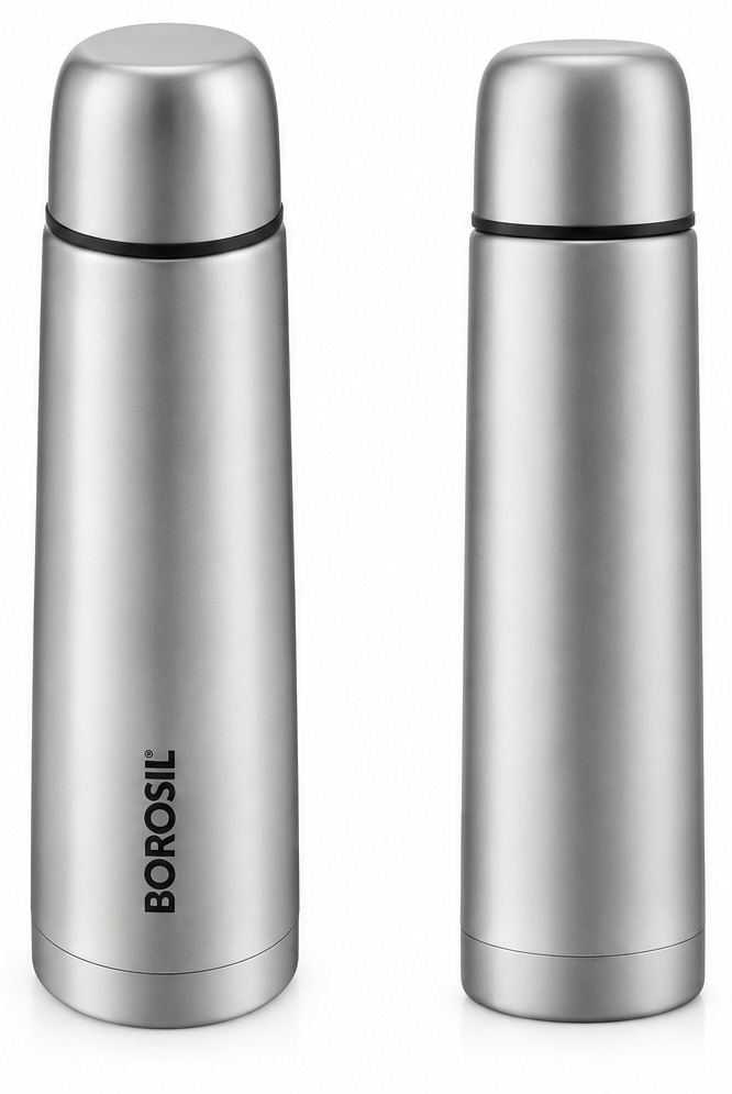 Borosil Hydra Vaccum Insulated Steel Flask 750 ml