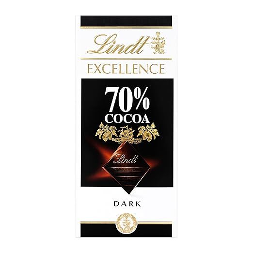Lindt Excellence 70% Cocoa Intense Dark Chocolate 100g