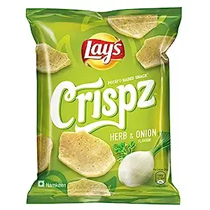 LAYS CRISPZ HERB & ONION CHIPS, 57 g