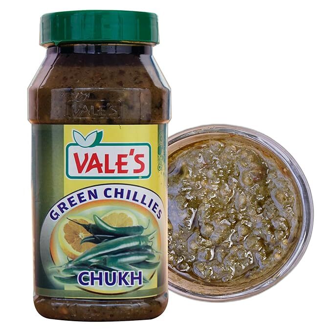 Vales Green Chillies Chukh 300g