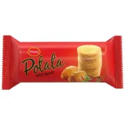 PRAN Potata Flavoured Biscuit - Spicy, Thins, For Teatime Snacking, 75 g