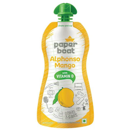 Paper Boat Alphonso Mango Jello Mello With Vit D Fruit Beverage 150ml