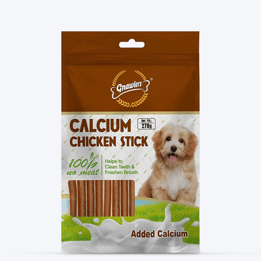 Gnawlers Calcium Chicken, Added Calcium, 270g