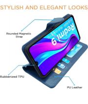Mi Redmi 10A / Redmi 9 / Redmi 9 Activ / 9C / Poco C31 Flip Cover Magnetic Leather Wallet Case cover