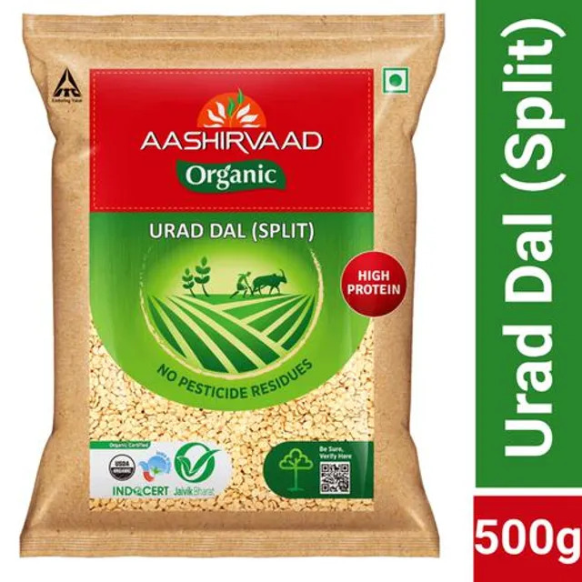 Aashirvaad Nature's Super Foods Organic Urad Dal, 500 g