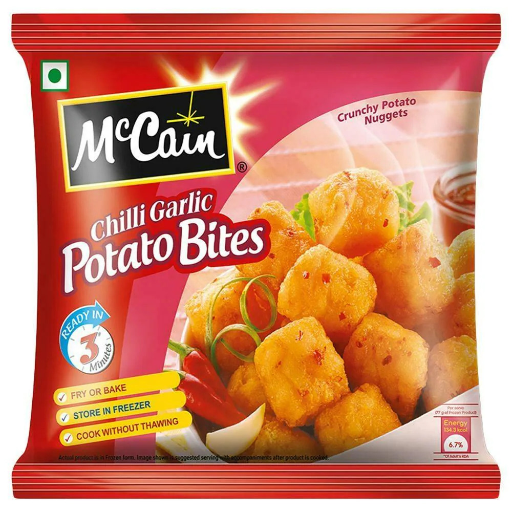 Mccain Chilli Garlic Potato Bites 420g