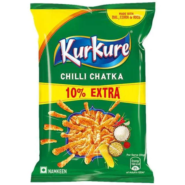 Bulk Deal :- Kurkure Chilli Chatka, 36 g ( Pack of 12 )