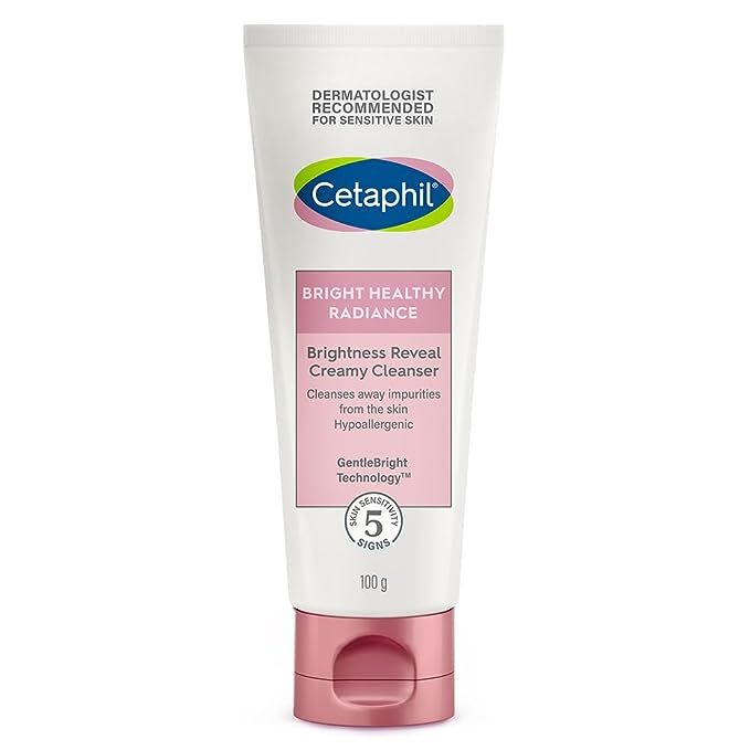 Cetaphil Bright Healthy Radiance Reveal Creamy Cleanser, 100 gm