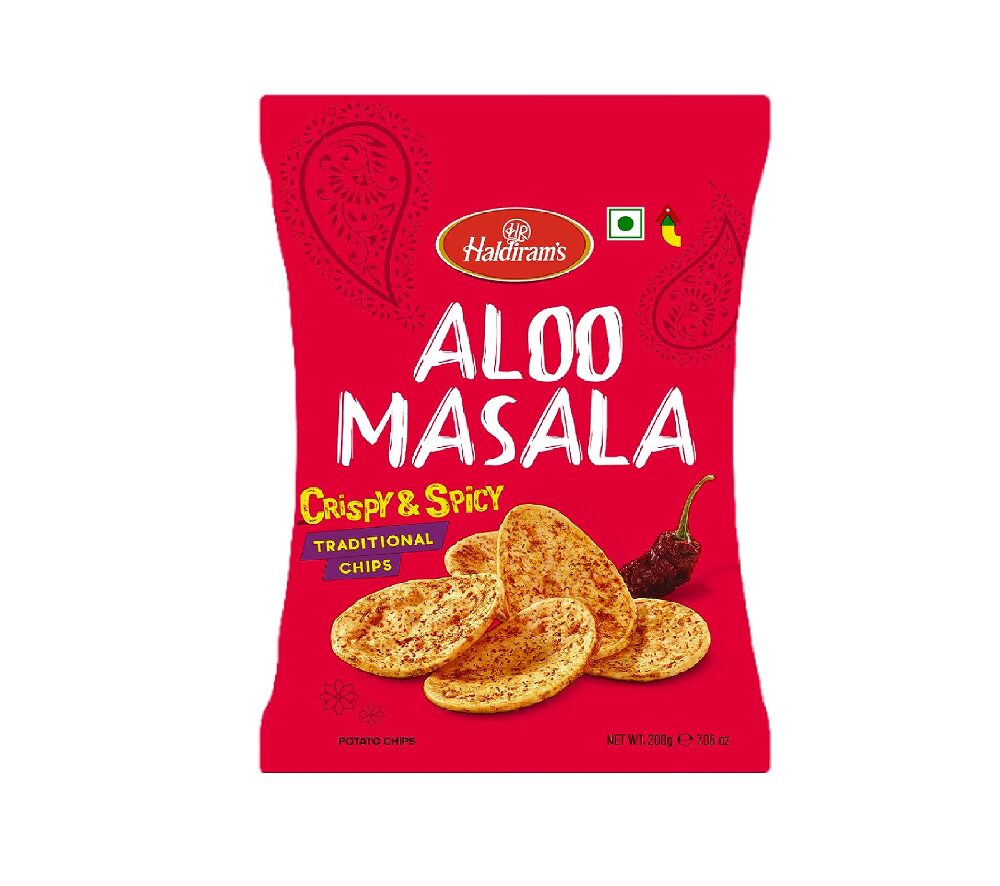 Haldiram's Aloo Masala Crispy & Spicy Potato Chips 60g