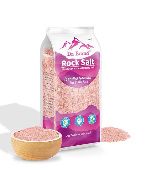 Dr. Brand Rock Salt Himalayan Natural Healthy Salt 1kg