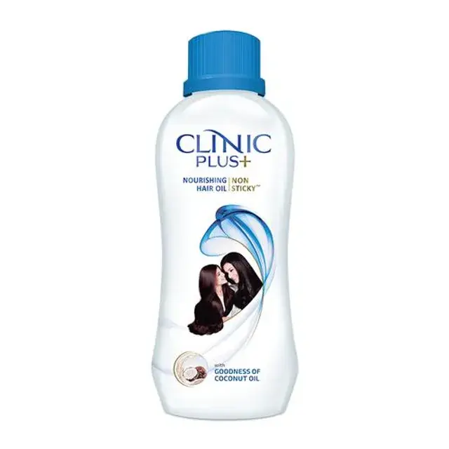 Clinic Plus Nourishing Non sticky Hair Oil, Reduces Hair Breakage With Goodness of Coconut Oil, 200 ml