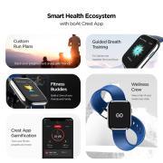 boAt Matrix Smart Watch with 1.65” AMOLED Display, Always On Mode, Slim Premium Design, Heart Rate & SpO2 Monitoring, Health Ecosystem & Multiple Sports Modes, 3ATM & 7 Days Battery Life(Ocean Blue)