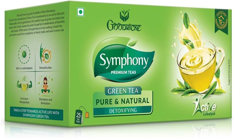 Goodricke Symphony Green Tea Pure & NAtural Deetoxifying 25 Tea Bags