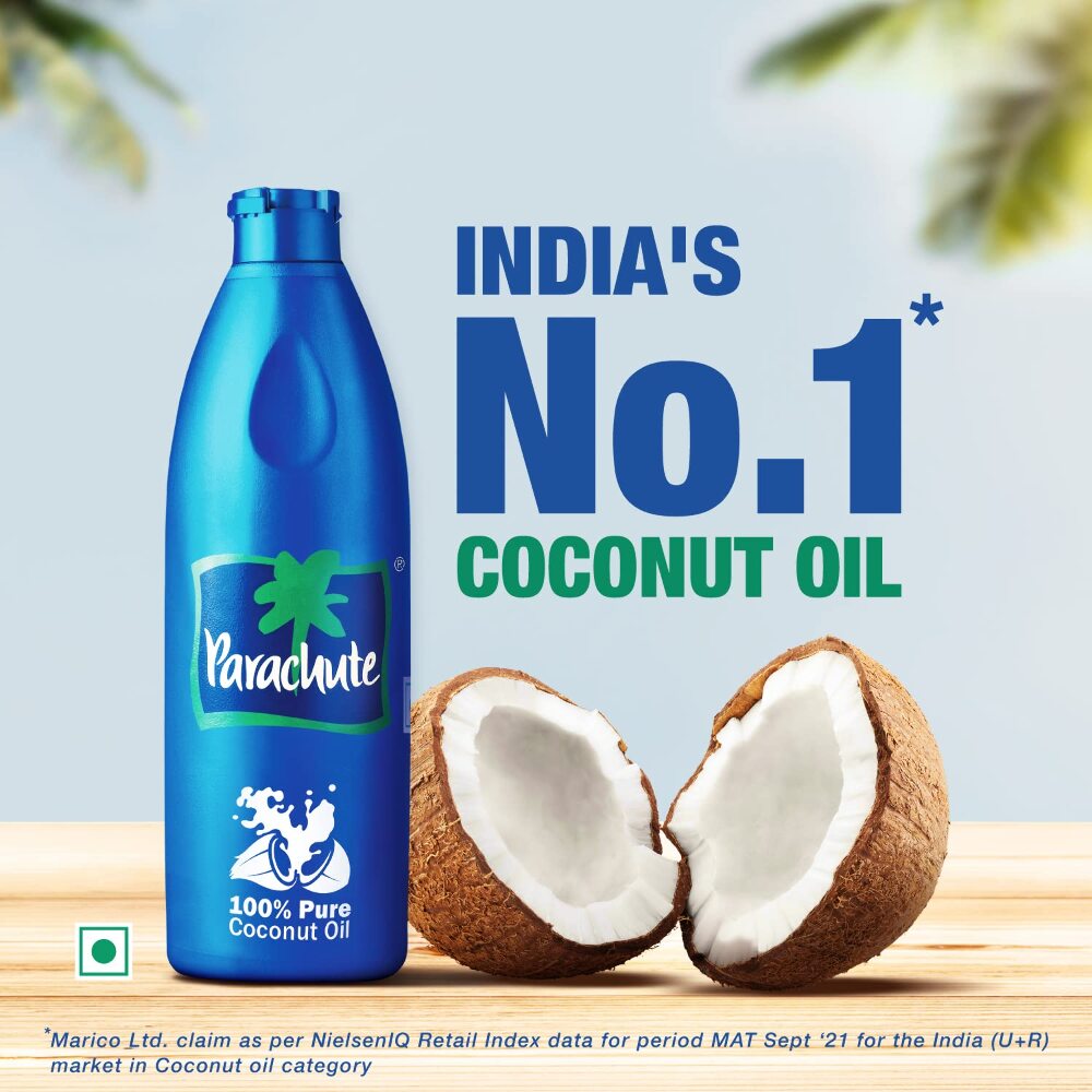 Parachute Coconut Oil - 100 % Pure, 200 ml Bottle