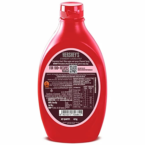 Hershey's Syrup Delicious Strawberry Flavour, 623g