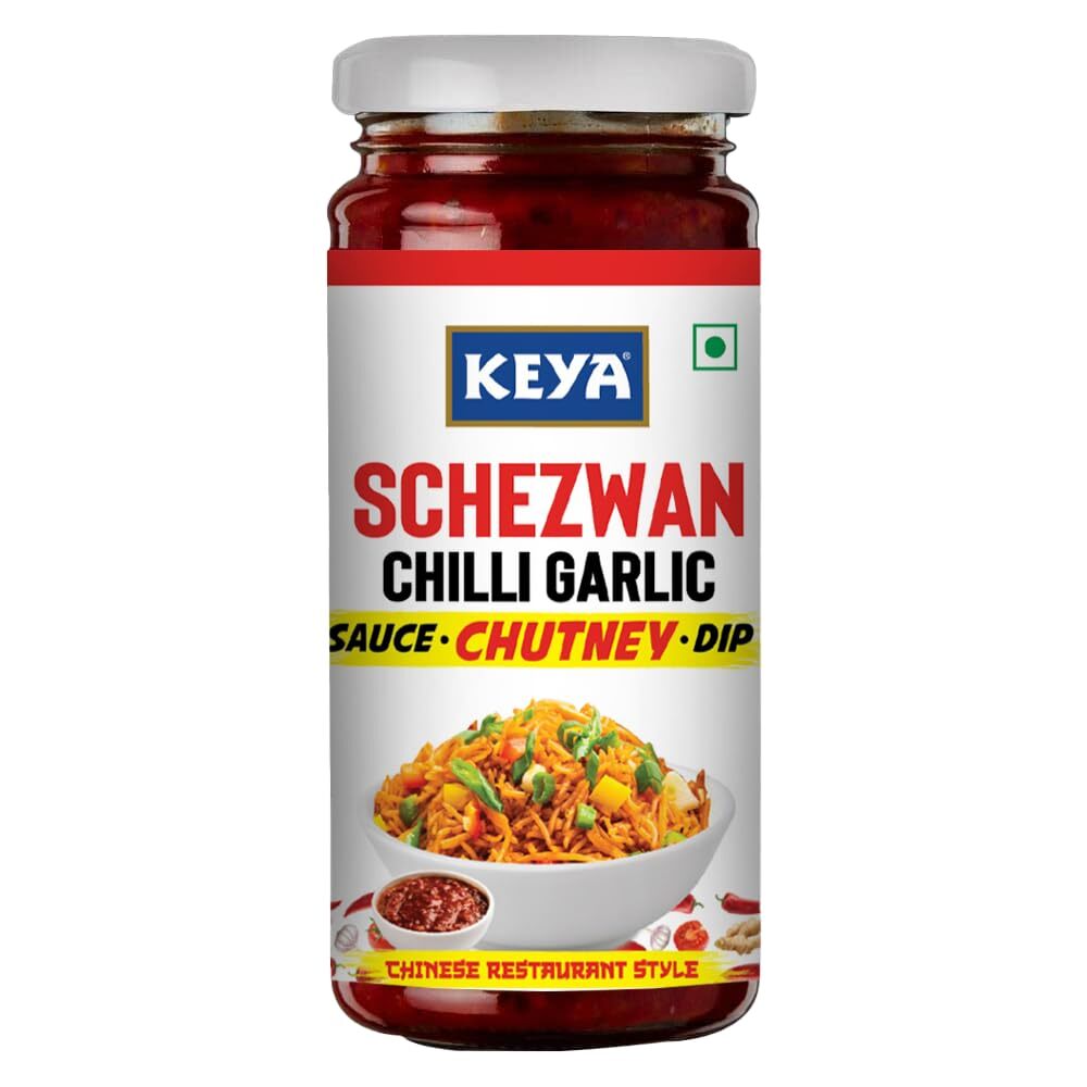 Keya Schezwan Chilli Garlic Sauce Chutney 250g