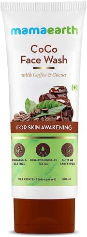 Mamaearth CoCo Face Wash with Coffee and Cocoa for Skin Awakening - 100ml