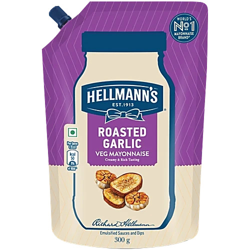 Hellmanns Roasted Garlic Veg Mayonnaise 300g