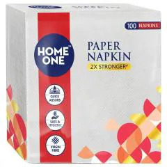 Home One Paper Napkin 2X Stronger 100 N