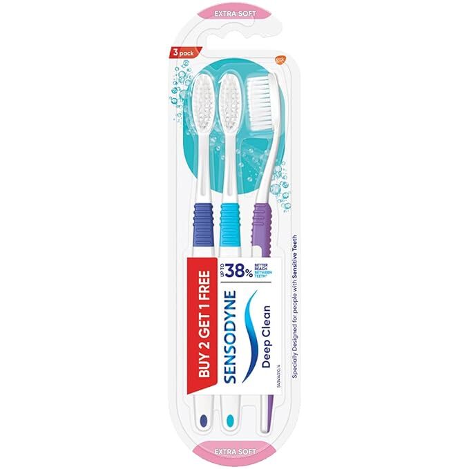 Sensodyne Deep Clean Toothbrushes Buy 2 Get 1 Free 3N