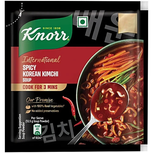 Knorr International Spicy Korean Kimchi Soup - Cook For 3 Mins, 12.5 g
