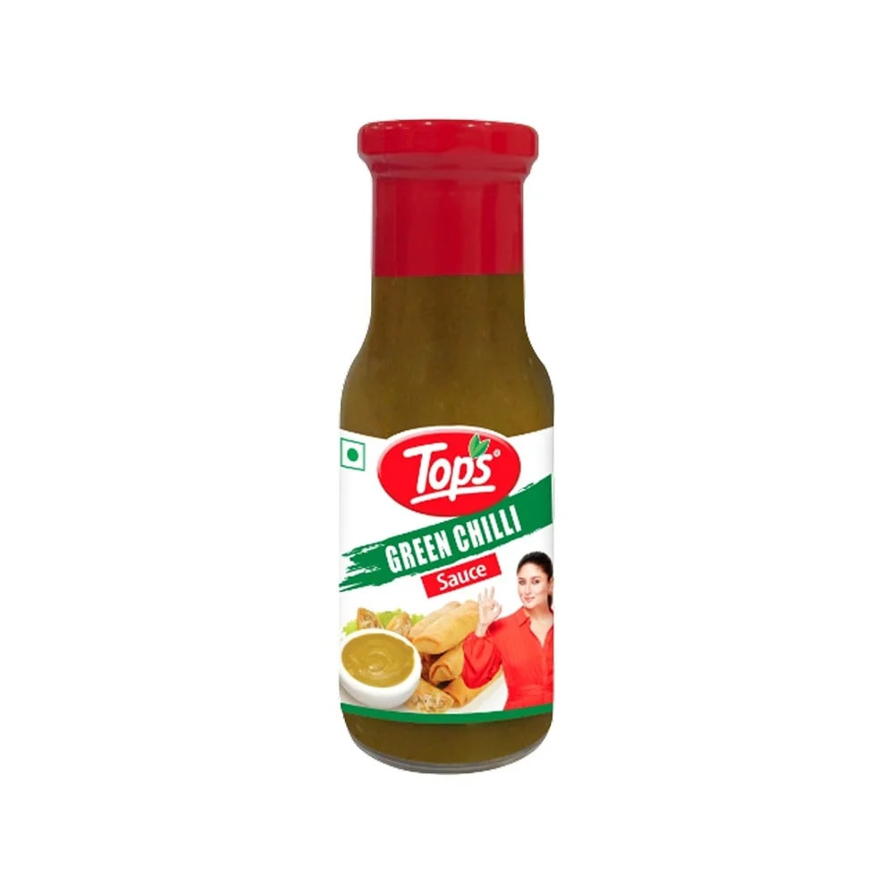 Tops Green Chilli Sauce 220GM