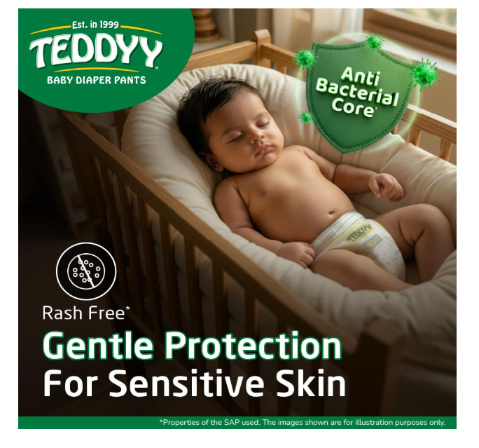 TEDDYY Easy Baby Diaper Pant Style in Small, Medium and Lage sizes