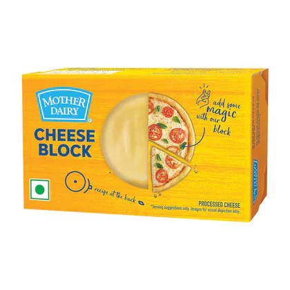 Mother Dairy Processed Cheese Block 200 g