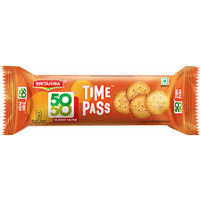 Britannia 50-50 Time Pass Classic Salted Biscuit 63.5Gm