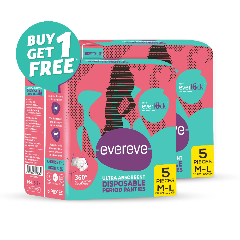 Evereve Overnight Period Panty (L–M) – Buy One Get One Free