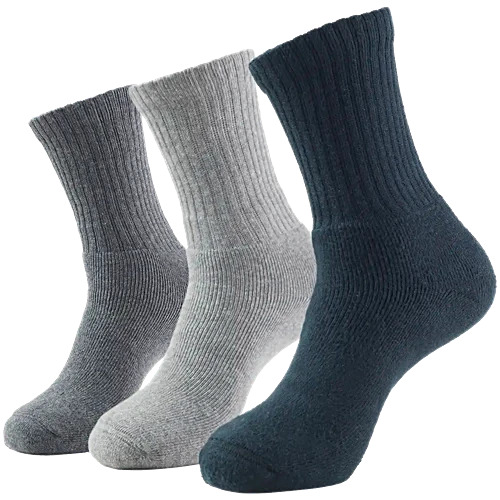 Jockey Sport Crew Length Cotton Socks (7035-0310 ASSTD COM33) 18cm