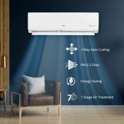 IFB 1.5 Ton 4 Star Gold Series Inverter Split AC (Copper, Convertible Flexi 8-in-1 Cooling, PM 0.3 Filter, 2022 Model, CI1844X223G1, White)