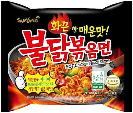 Samyang Buldak Hot Chicken Flavor Ramen Stir Fried Noodle 140g