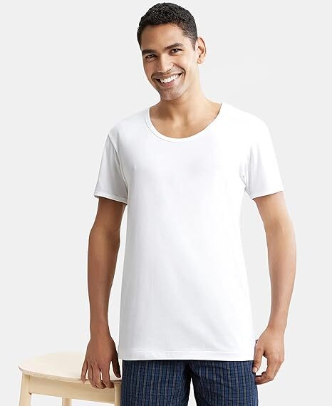 Jockey Modern Classic Sleeved Vest Large-8817 Pack Of 2