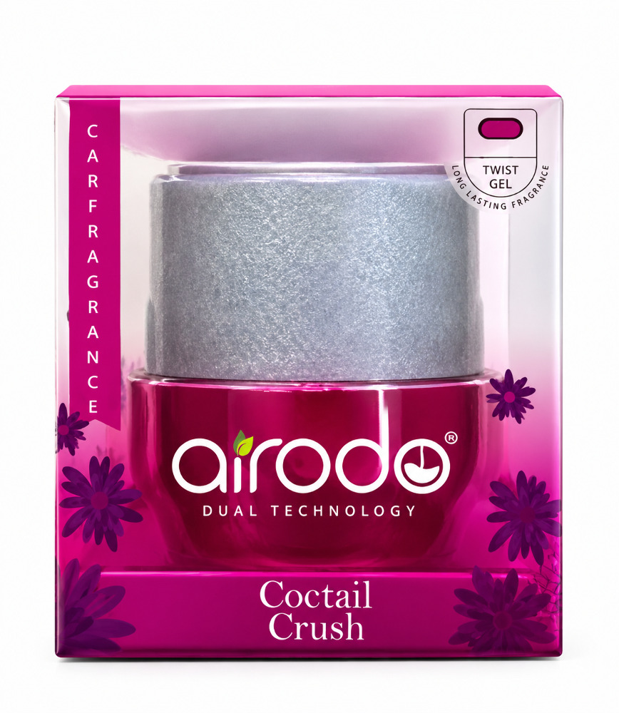 Airodo Car Fragrance Duel Technology Coctail Crush 50gm