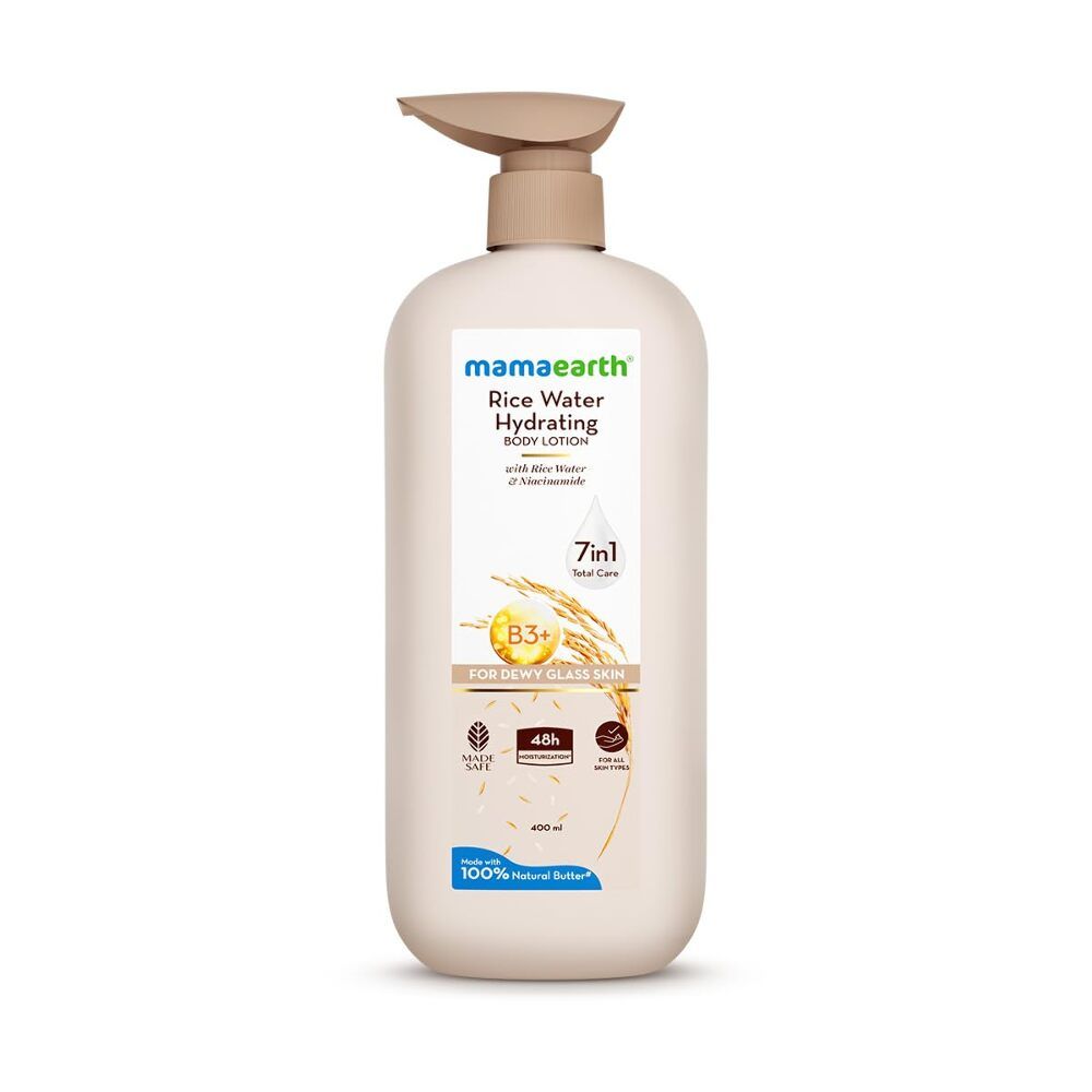 Mamaearth Rice Water Hydrating 7In1 Body lotion 400ml
