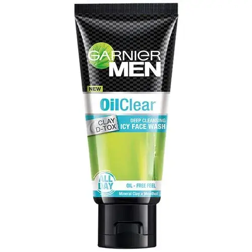 Garnier Men Oil Clear Clay D Tox Facewash, 50 g
