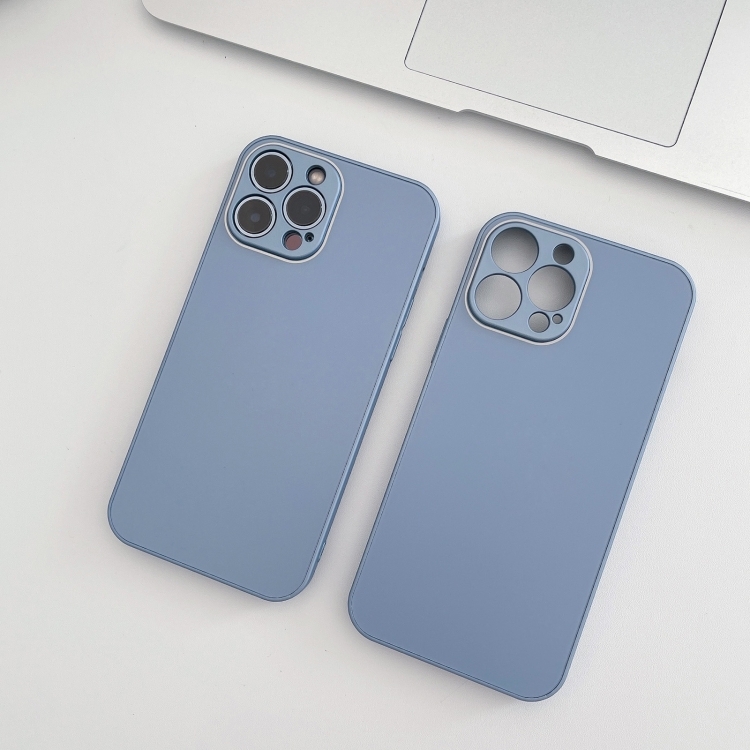 iphone 14 Pro Silicone Blue Cover