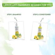 Mamaearth Lemon Anti-Dandruff Shampoo with Lemon & Ginger for up to 100% Dandruff & Itch-free Scalp- 250 ml