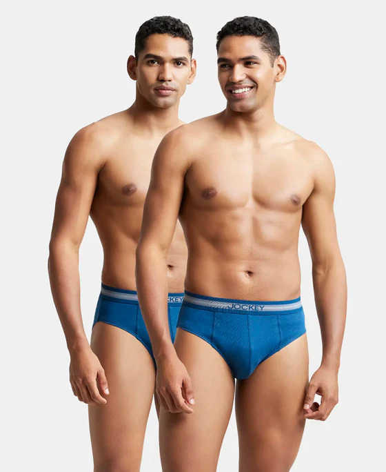Jockey Elance Brief 1010-02 L-Size Poseidon Pack of 2
