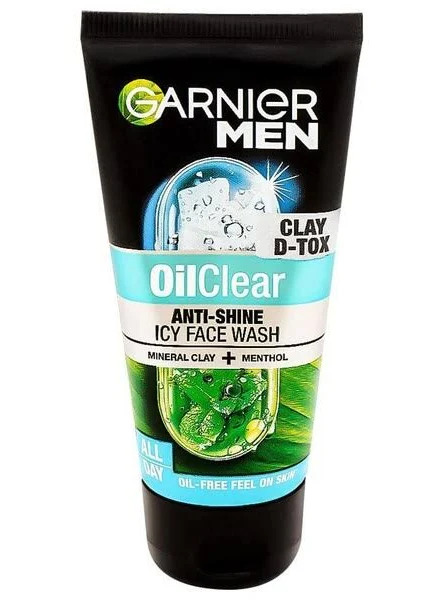 Garnier Men Oil Clear Anti Shine Icy Face Wash 50gm