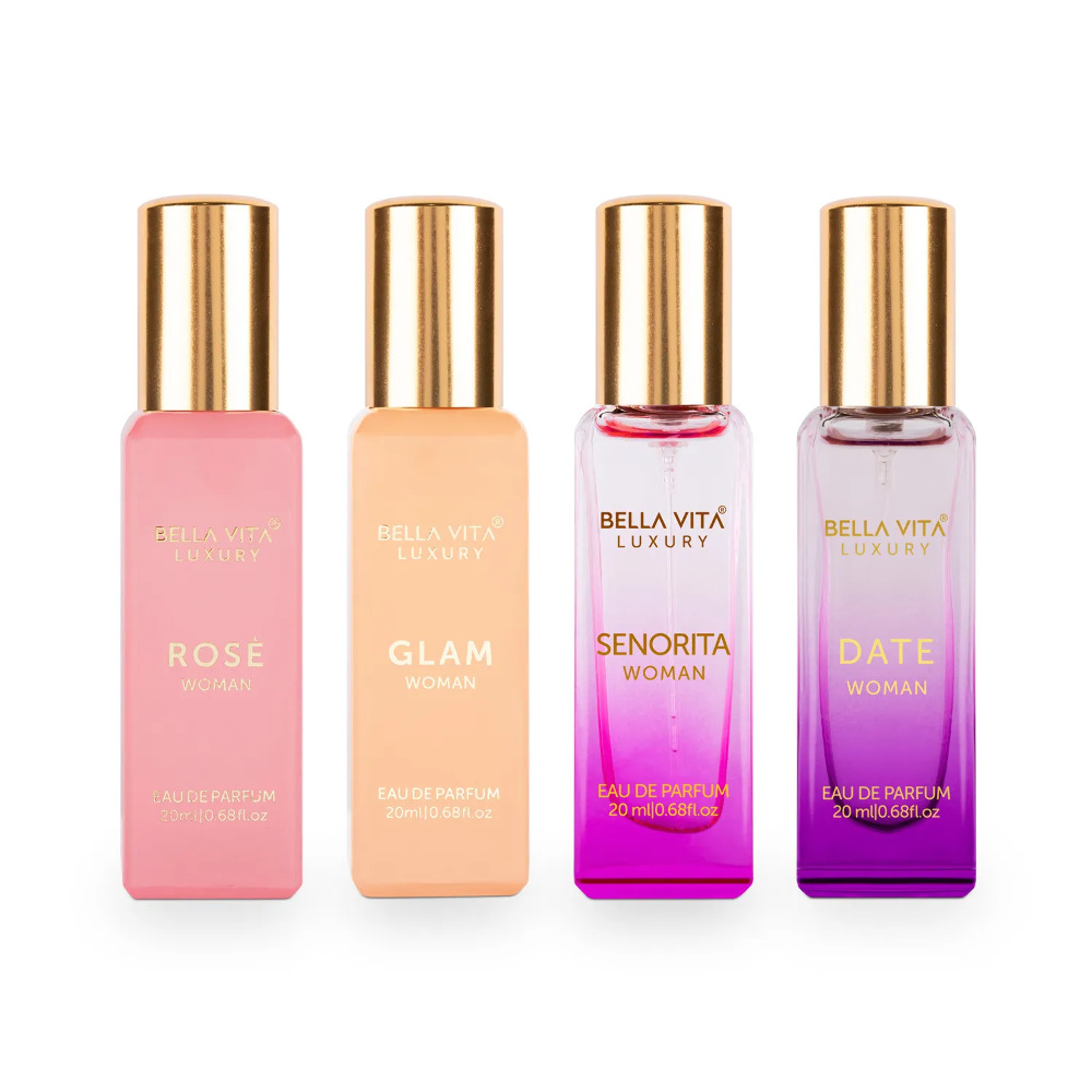 Bellavita Perfume Gift Set For Women Pack Of 4